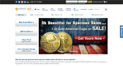 Desktop Screenshot of online.kitco.com
